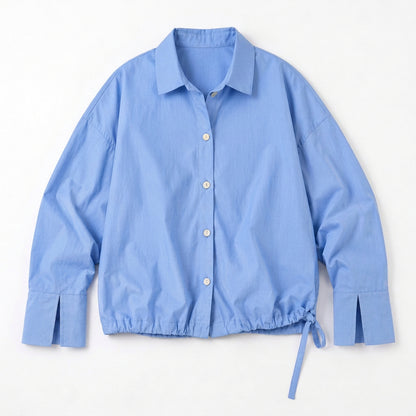 RE:BECCA— Camicia oversize in cotone e dettagli sartoriali