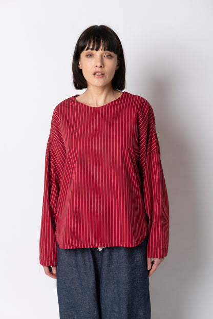 Camicia m/l a righe Mod. Re:set